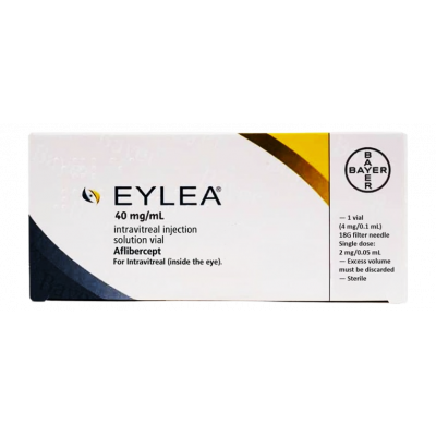 EYLEA 40 MG / ML ( AFLIBERCEPT 4 MG / 0.1 ML ) SOLUTION FOR INTRAVITREAL INJECTION VIAL